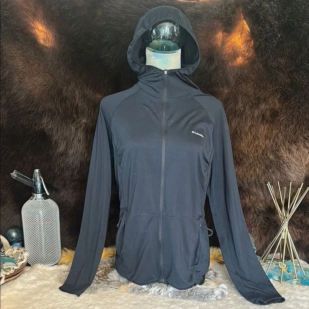 Columbia Women's Black Hooded Jacket M (3975)